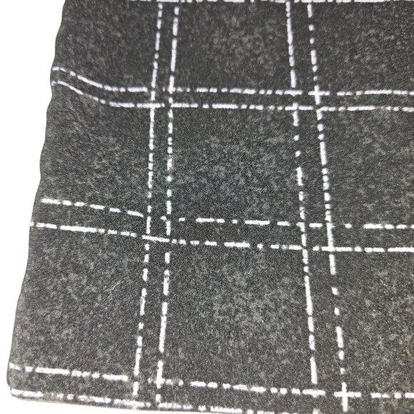 Torrid Womens 20 Wide Leg Button Zip Pants Black Plaid Studio Crepe High Rise - Picture 4 of 14